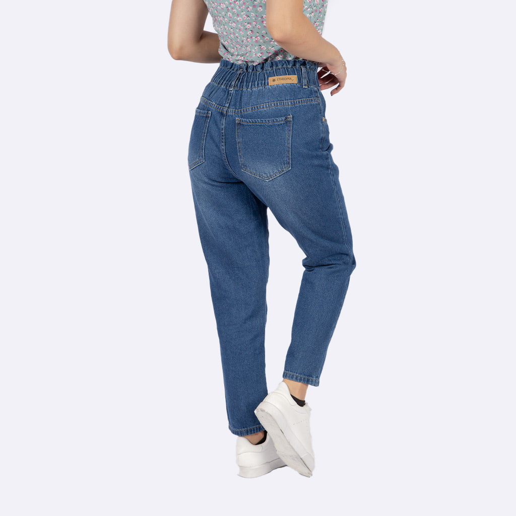 Pantalón Ethiopia Denim Rígido Mujer