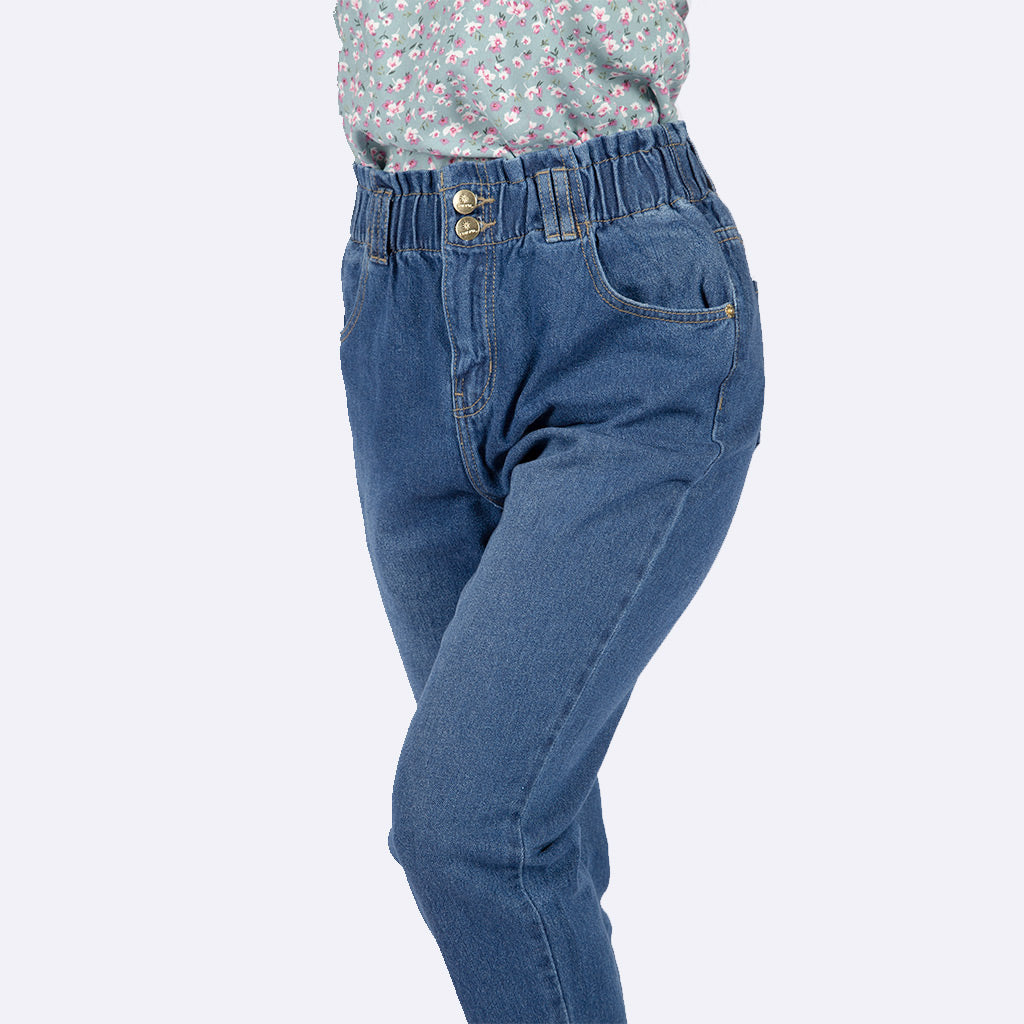 Pantalón Ethiopia Denim Rígido Mujer