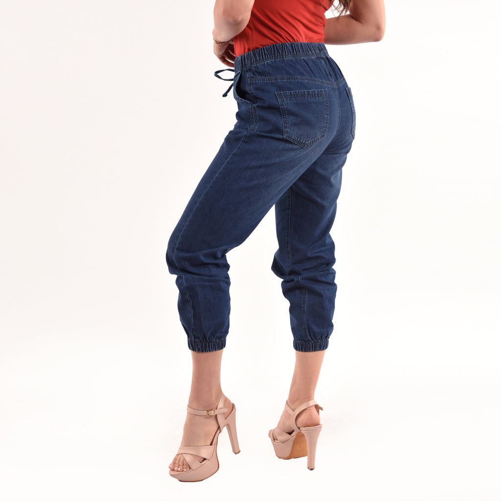 Jogger Ethiopia Denim Rígido Mujer