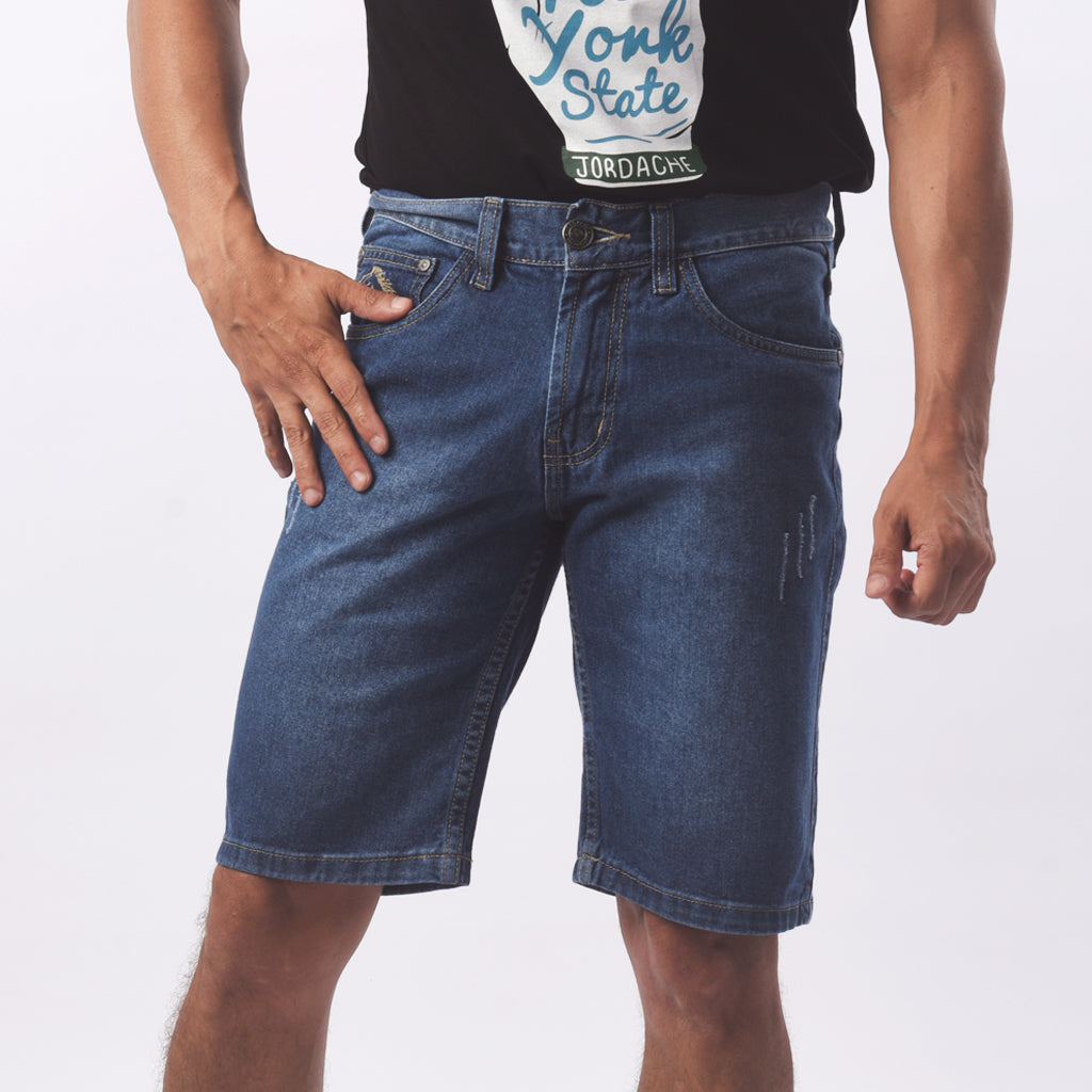 Bermuda Jordache Denim Rigido Clasico Hombre