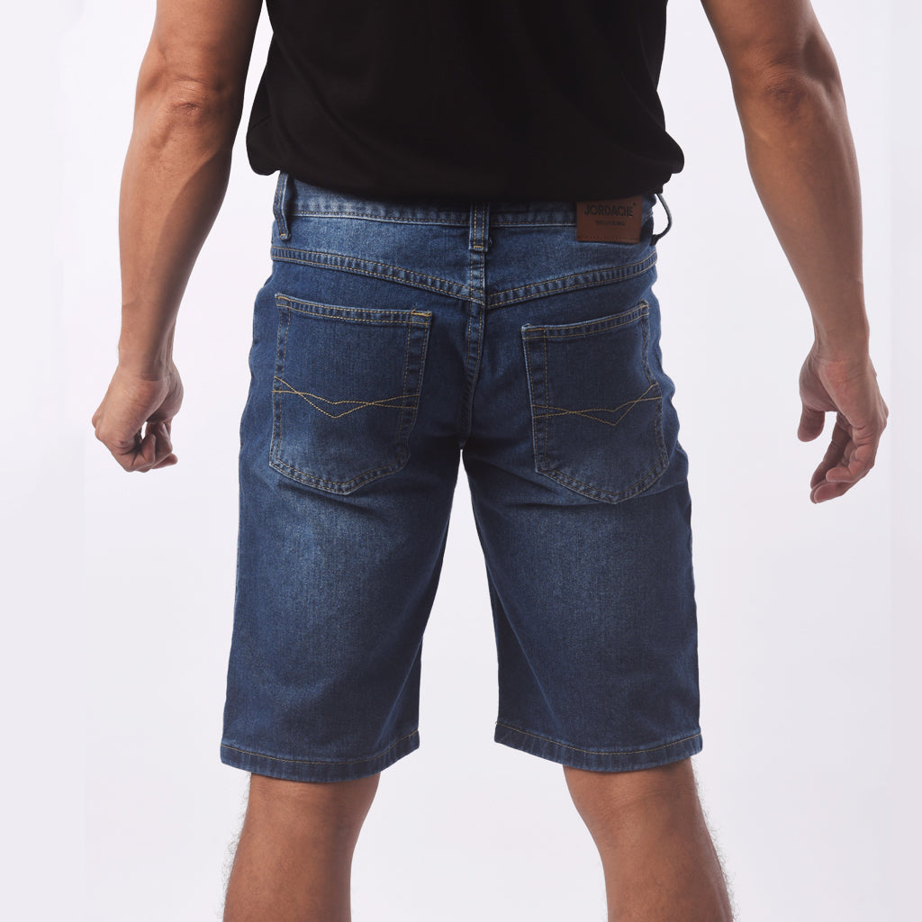 Bermuda Jordache Denim Rigido Clasico Hombre