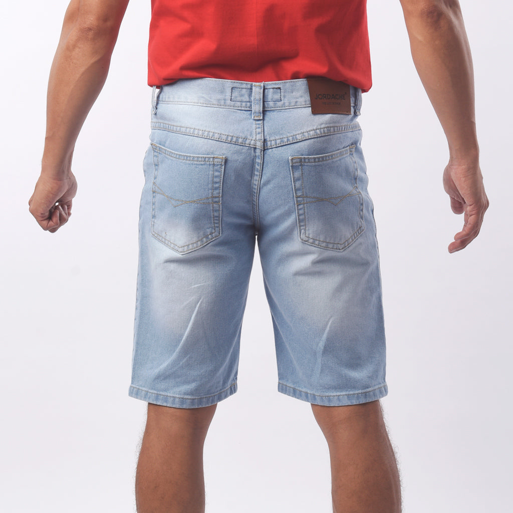 Bermuda Jordache Denim Rigido Clasico Hombre