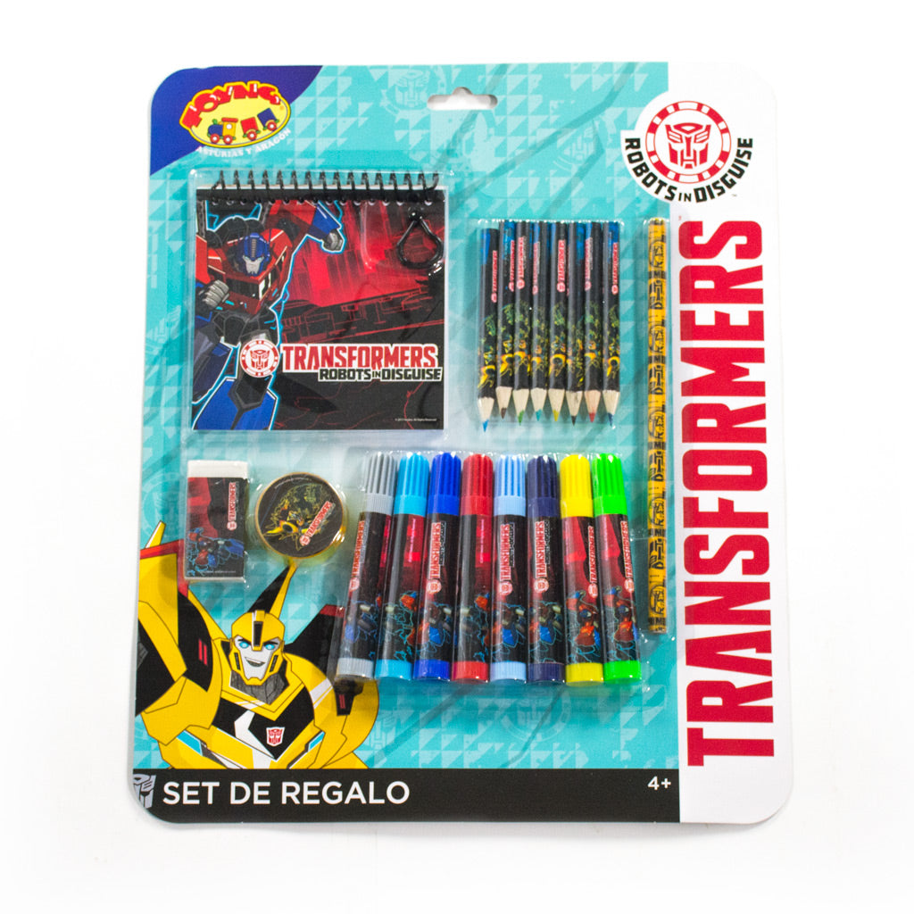 Set Escolar Transformer Niño - S/9.90