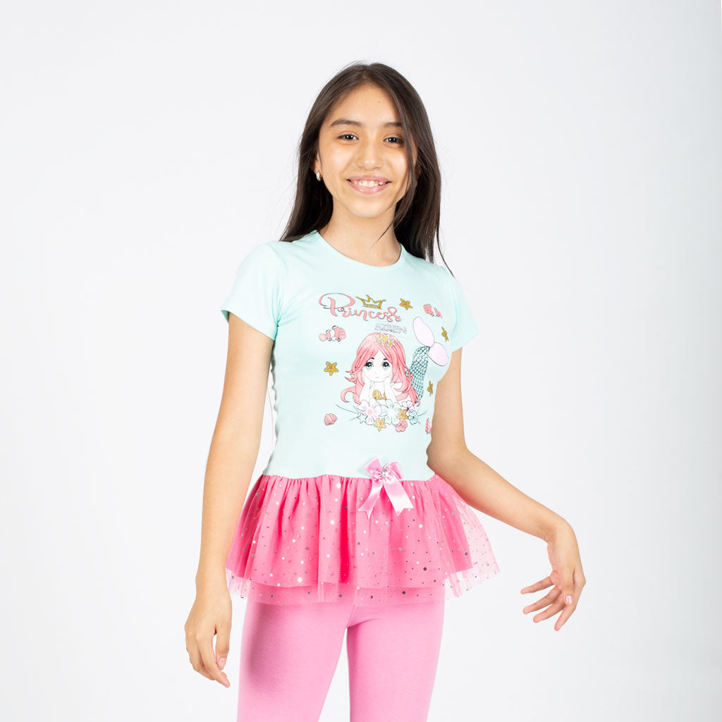 Polivestido Zaraith Manga Corta Niña