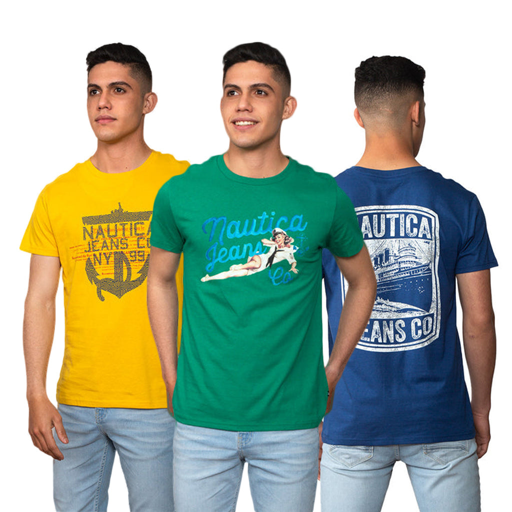 Pack Sorpresa x 3 Polos de Exportación Nautica - 2 packs x S/90.00