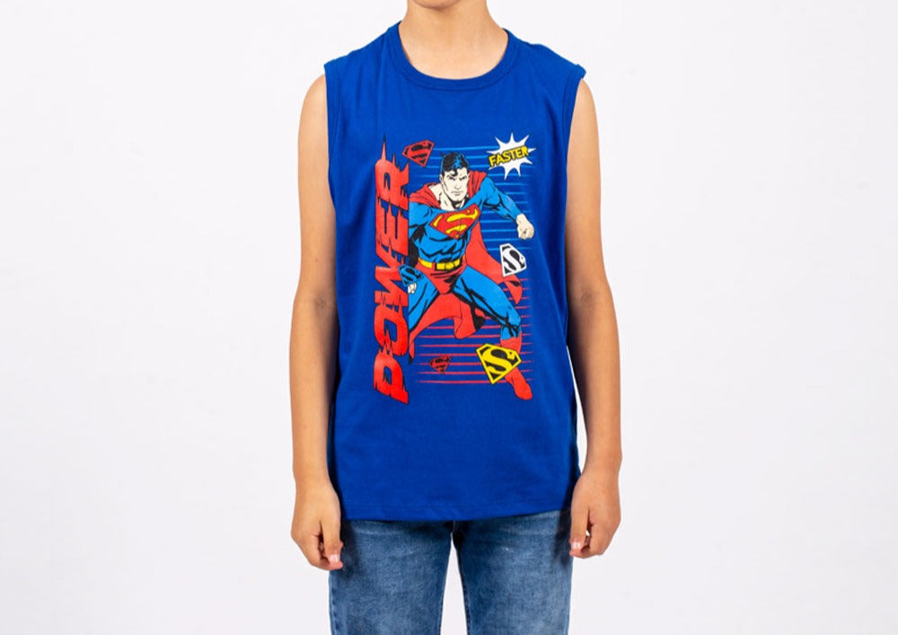 Polo Superman Manga Cero Niño