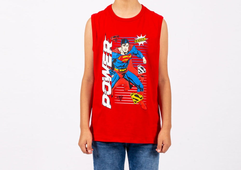 Polo Superman Manga Cero Niño