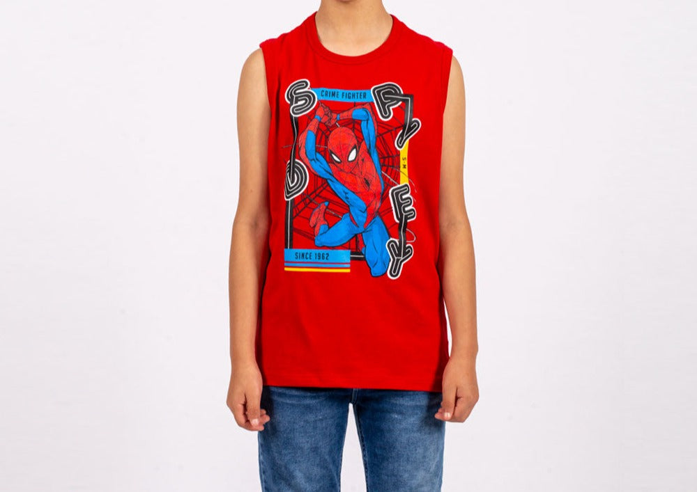 Polo Spiderman Manga Cero Niño