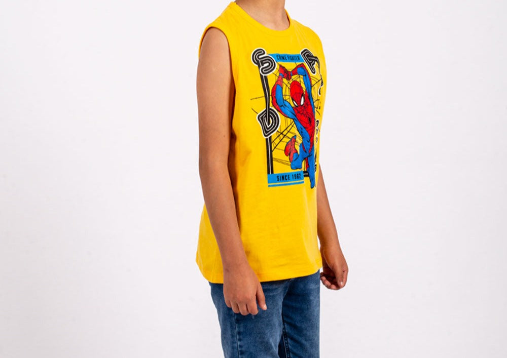 Polo Spiderman Manga Cero Niño