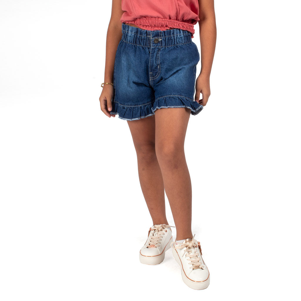 ¡NUEVO! - Short Kuky Denim Niña - 2x S/75.00 y 3x S/105.00