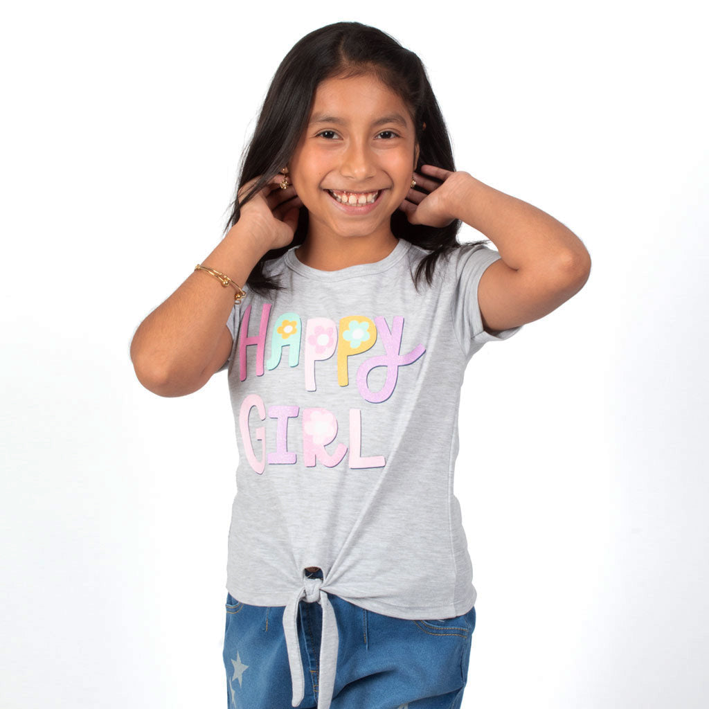 ¡NUEVO! - Polo Zaraith Gamuza Niña - 2x S/35.00 y 3x S/45.00