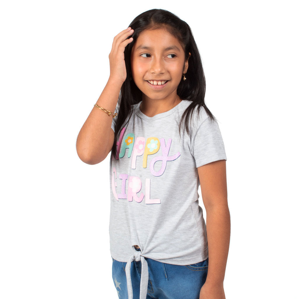 ¡NUEVO! - Polo Zaraith Gamuza Niña - 2x S/35.00 y 3x S/45.00