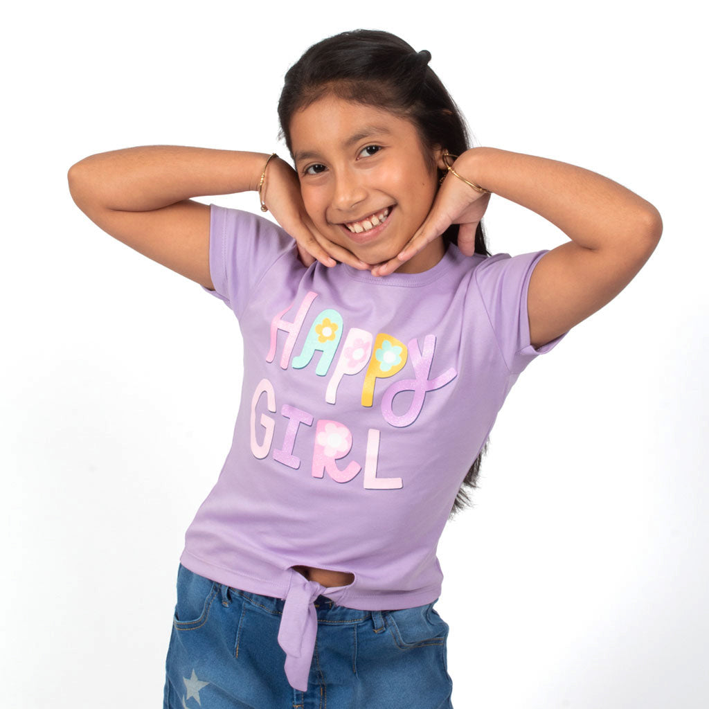 ¡NUEVO! - Polo Zaraith Gamuza Niña - 2x S/35.00 y 3x S/45.00