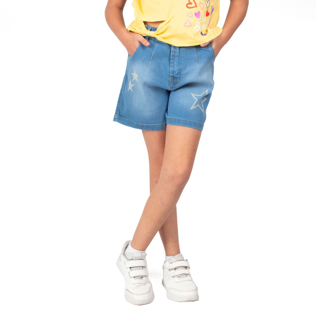 ¡NUEVO! - Short Pinky Denim Niña - 2x S/75.00 y 3x S/105.00