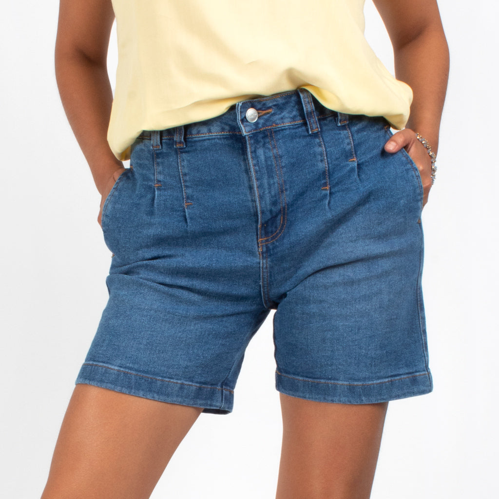 ¡NUEVO! - Short Jordache Denim Confort Mujer - 2x S/110.00