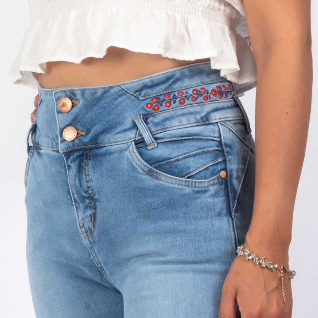 ¡NUEVO! - Pantalón Ethiopia Denim Strech Mujer - 3x2
