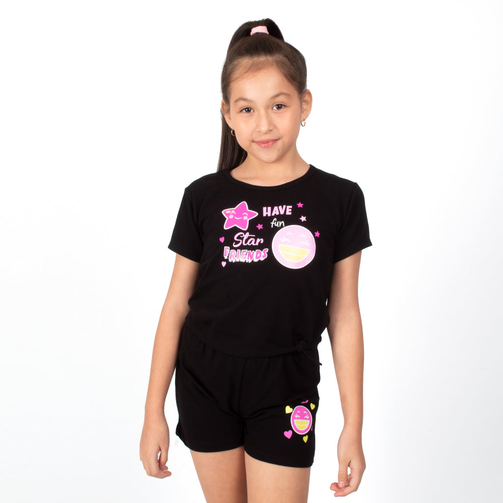 ¡NUEVO! - Conjunto 2 Piezas Jersey Manga Corta Niña - 2x S/35.00 y 3x S/45.00