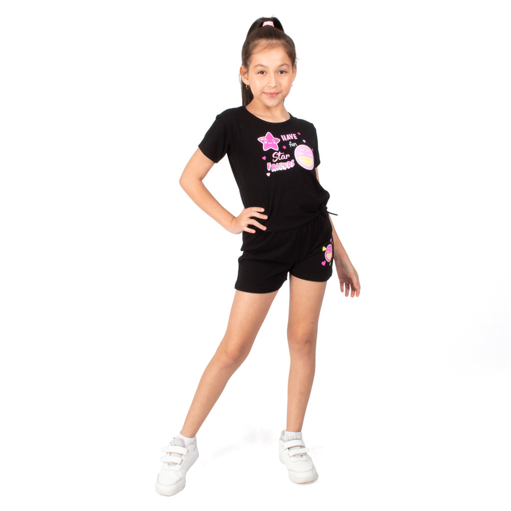 ¡NUEVO! - Conjunto 2 Piezas Jersey Manga Corta Niña - 2x S/35.00 y 3x S/45.00