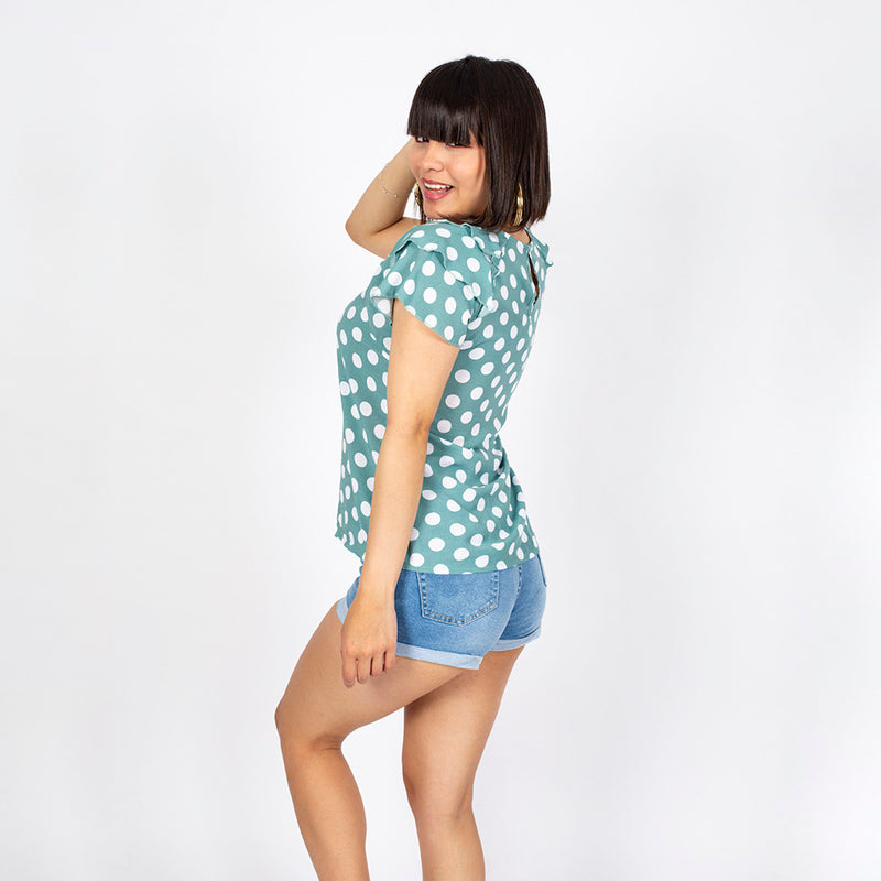 Blusa Ethiopia Manga Corta Mujer - S/19.90