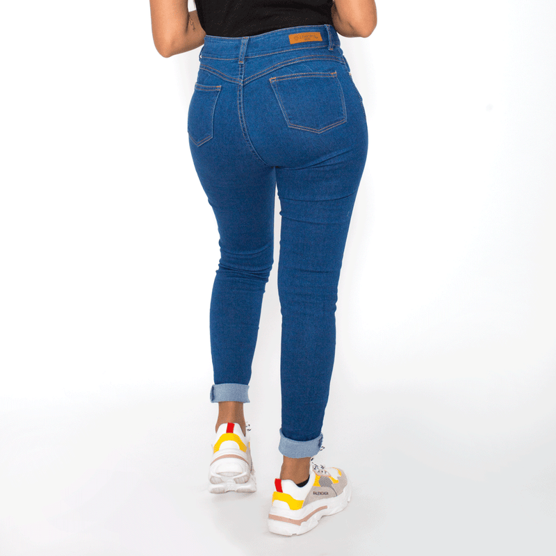 Pantalon Denim Stretch Mujer - S/29.90