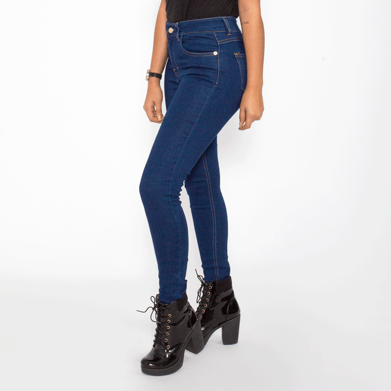 Pantalon Denim Stretch Mujer - S/29.90