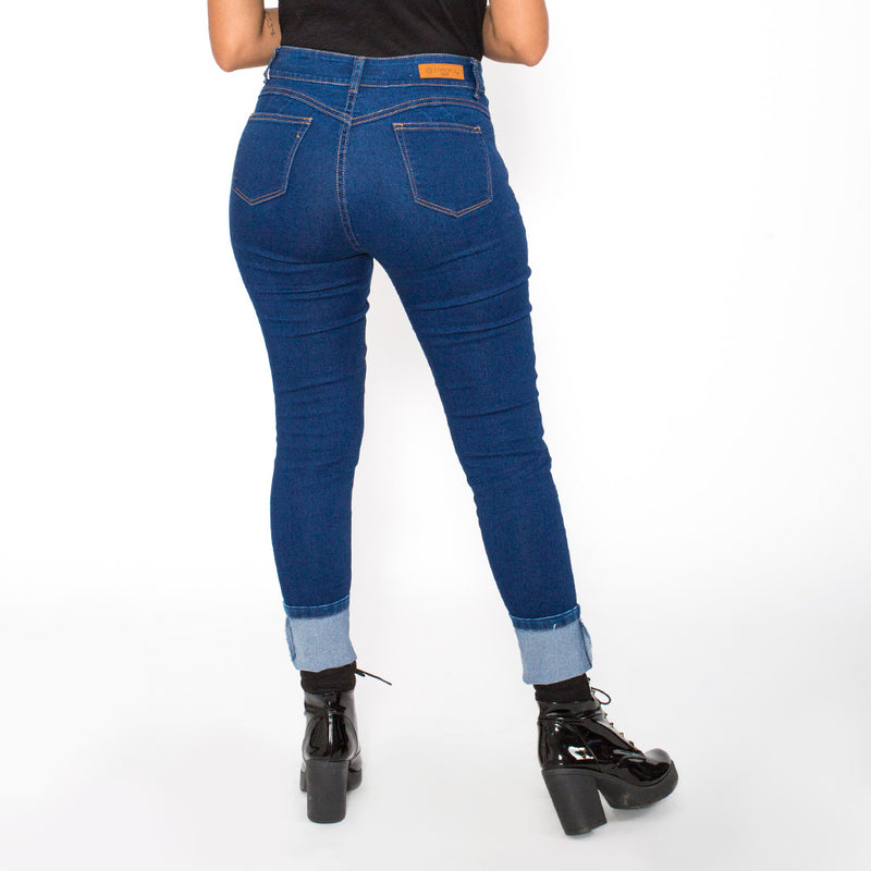 Pantalon Denim Stretch Mujer - S/29.90