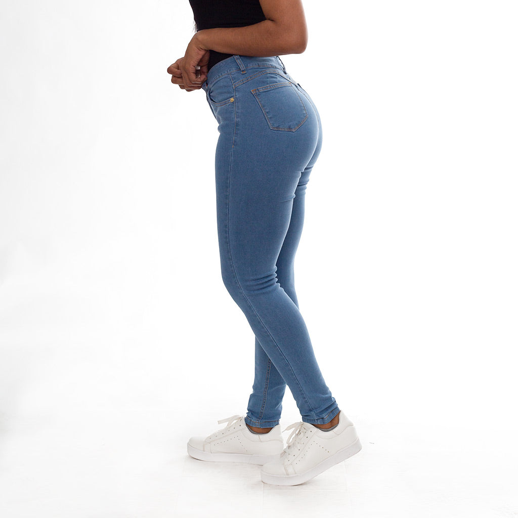 Pantalón Denim Stretch Mujer