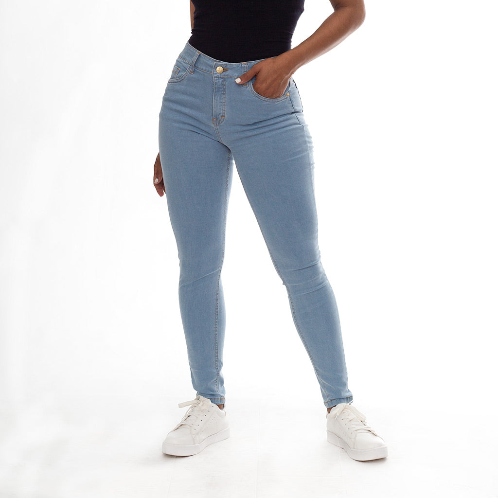 Pantalón Denim Stretch Mujer