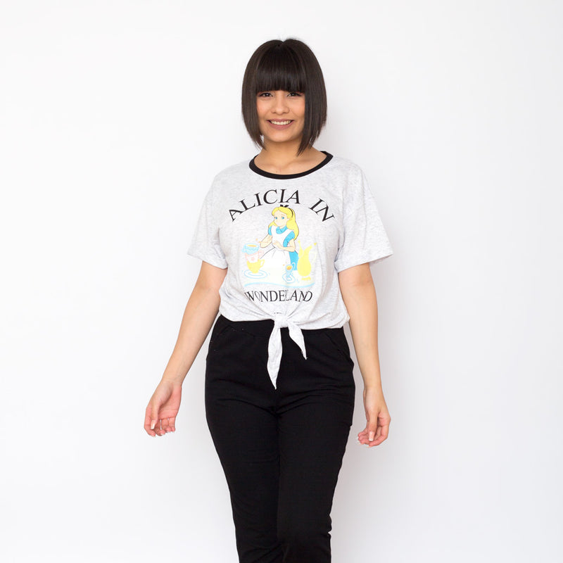 Polo Alicia en el pais de las maravillas Manga Corta - S/19.90