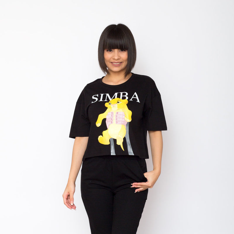 Polo El Rey León Manga Corta Mujer - S/9.90