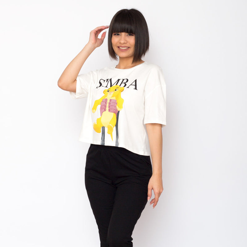 Polo El Rey León Manga Corta Mujer - S/9.90