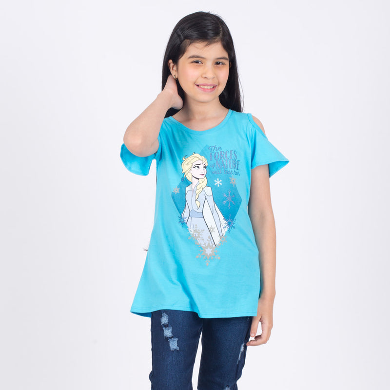 Polo Frozen Manga Corta Niña - 2x S/35.00