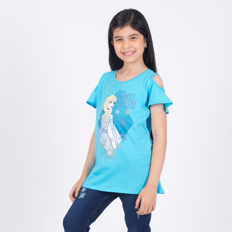 Polo Frozen Manga Corta Niña - 2x S/35.00