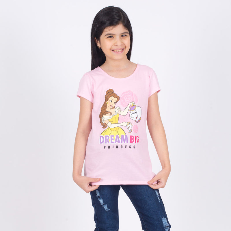 Polo Princesas Manga Corta Niña - 2x S/35.00