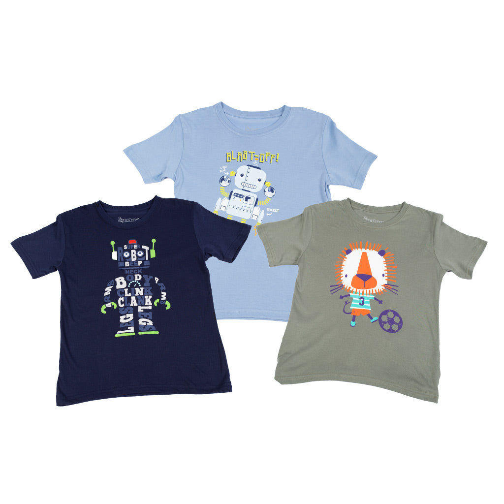 Pack Sorpresa x 3 Polos Manga Corta Niño - 1 Pack x S/25.00