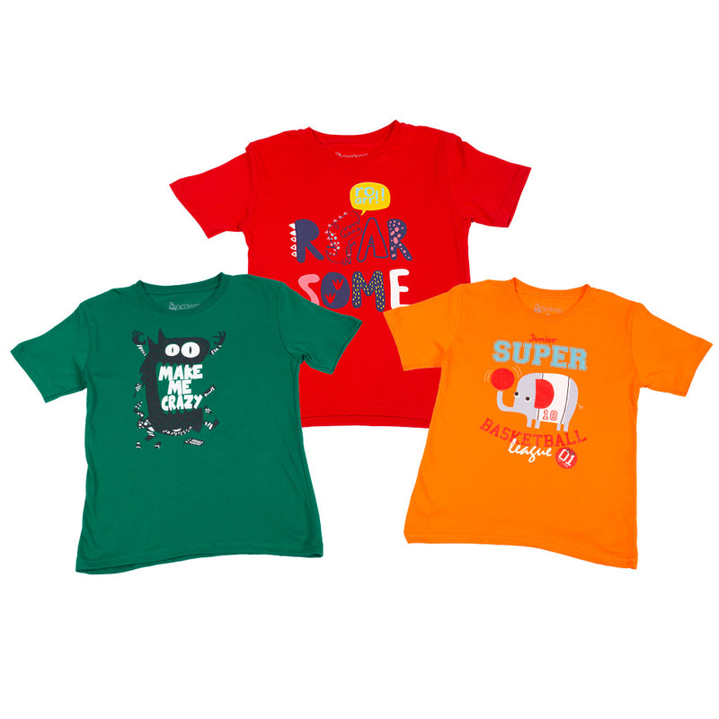 Pack Sorpresa x 3 Polos Manga Corta Niño - 1 Pack x S/27.00