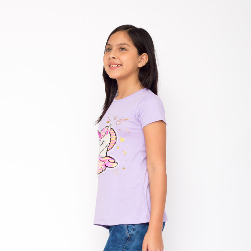 Polo Zaraith con Lentejuelas Manga Corta Niña - 2x S/45.00 y 3x S/60.00