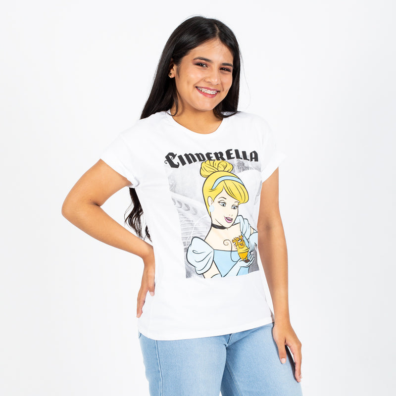 Polo La Cenicienta Manga Corta Mujer - S/9.90