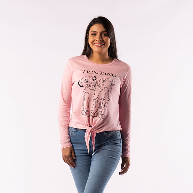 Polo El Rey Leon Manga Larga Mujer - 2x S/30.00