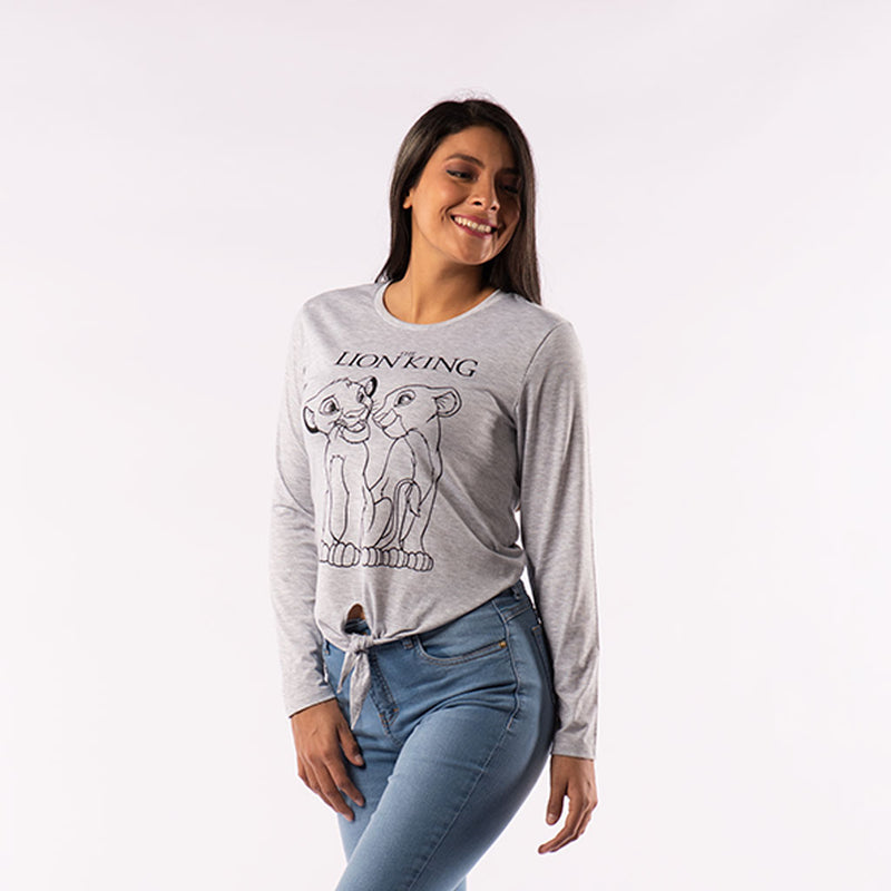 Polo El Rey Leon Manga Larga Mujer - 2x S/30.00