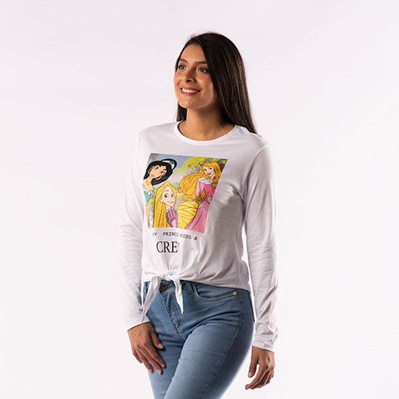 Polo Princesas Manga Larga Mujer - 2x S/70.00