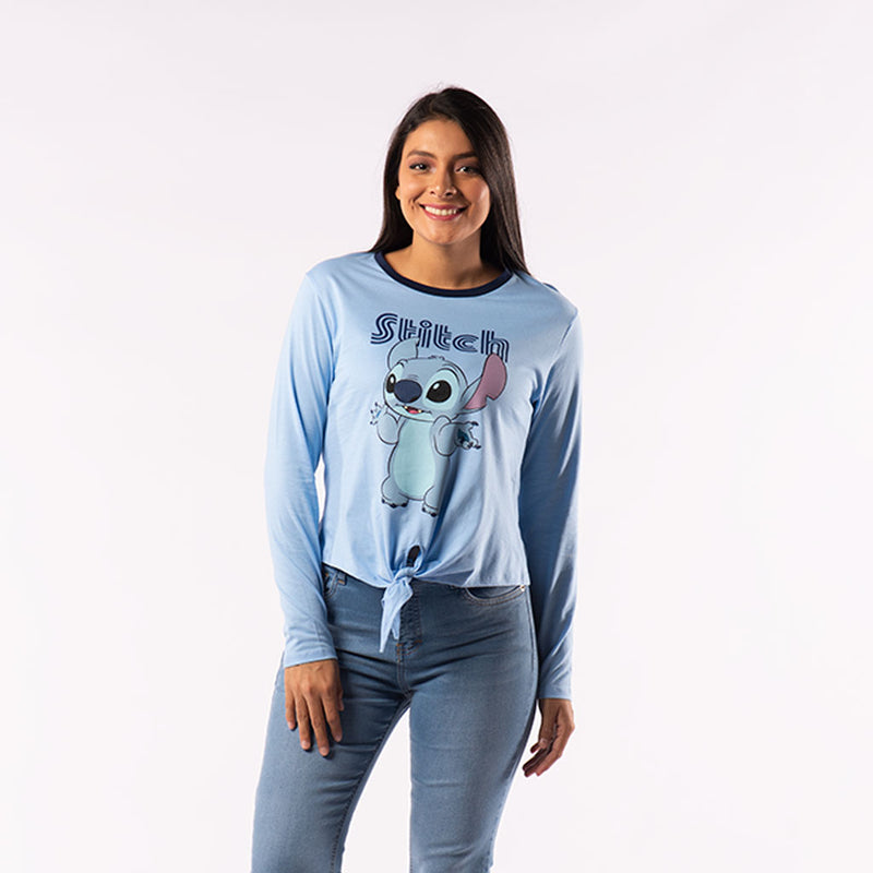 Polo Lilo y Stitch Manga Larga Mujer - 2x S/30.00