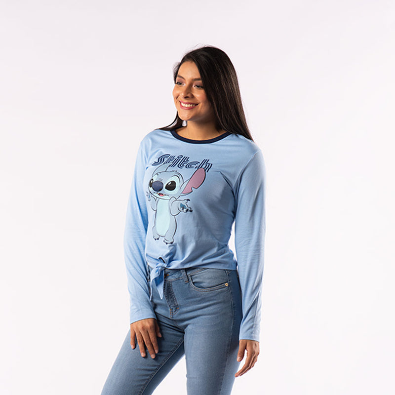 Polo Lilo y Stitch Manga Larga Mujer - 2x S/30.00