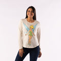 Polo Tinker Bell Manga Larga Mujer - S/19.90