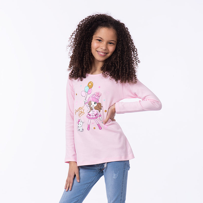 Polo Zaraith Manga Larga Niña - 2x S/25.00