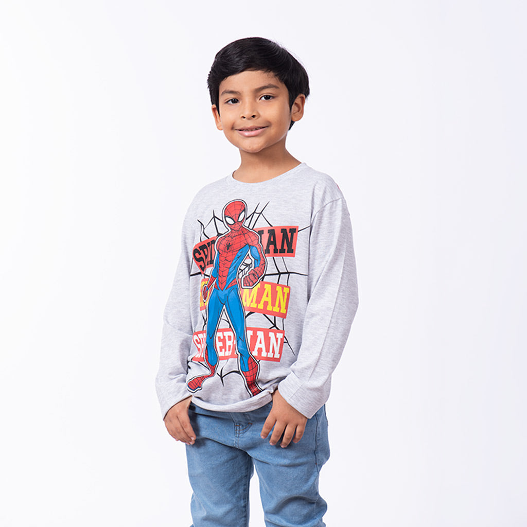 Polo Spiderman Manga Larga Niño - 2x S/35.00 y 3x S/45.00