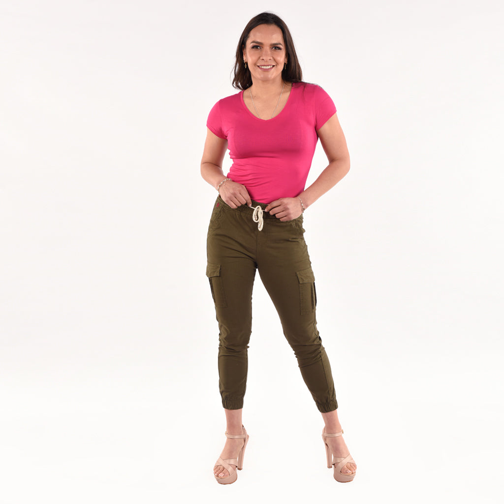 Jogger Drill Tafeta Strech Mujer - Main Image