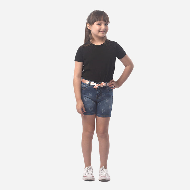 ¡NUEVO! - Torero Pinky Star Denim Strech Niña - 2x S/65.00