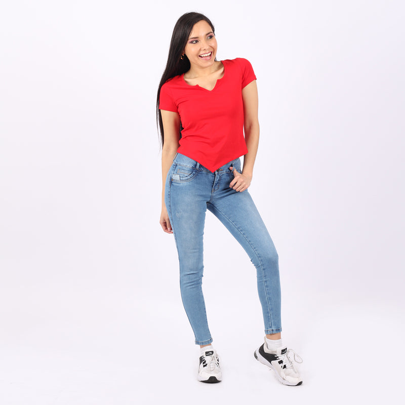 Jean Khuyay Denim Stretch Mod. Leona Mujer - 2x S/130.00 y 3x S/180.00