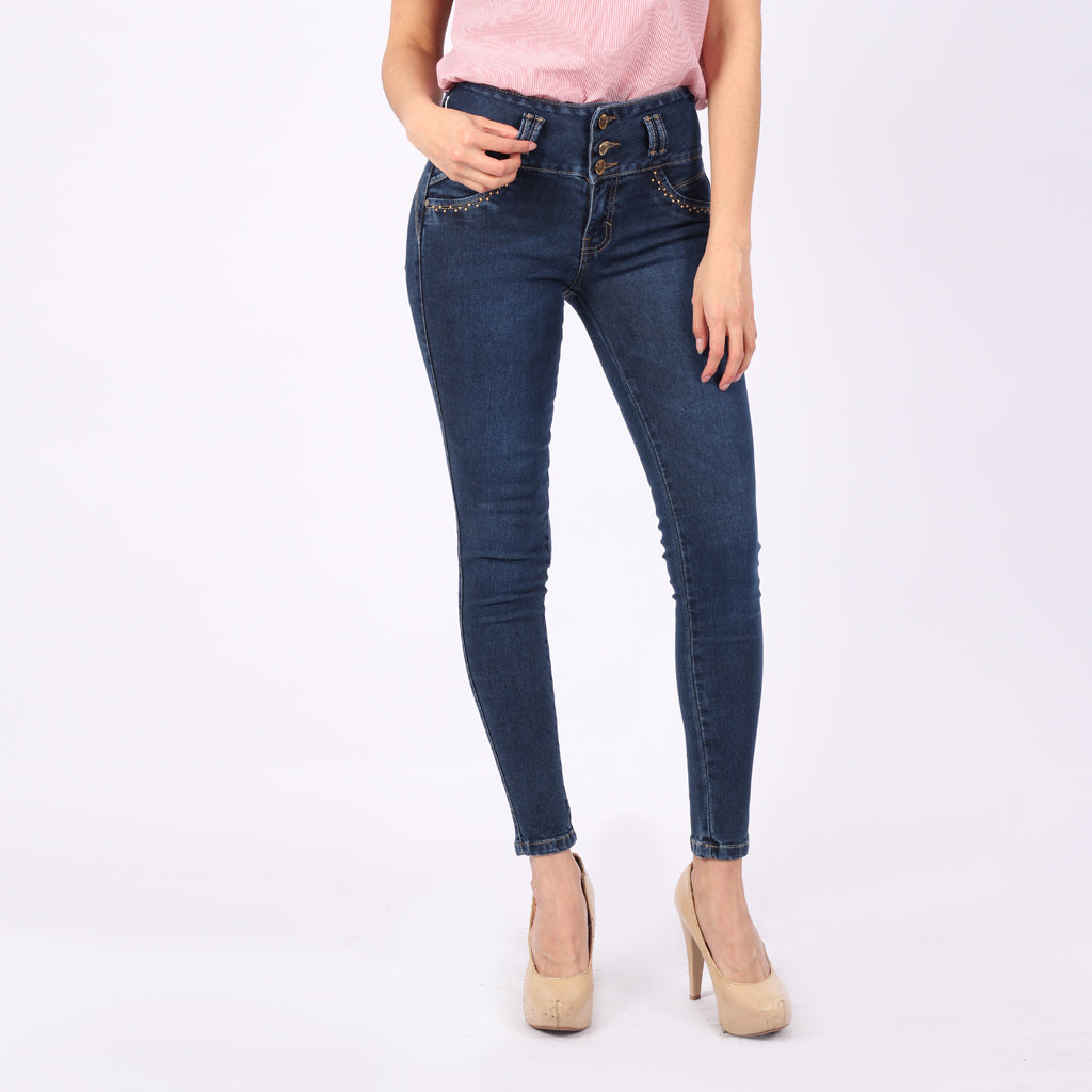 Pantalón Van Pierre Denim Stretch Mod. Claudia Mujer - 2x S/90.00